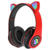 B39 Headset Bluetooth Luminoso de Orelha de Gato Garra de Gato Headset Infantil com Luz de Respiração 5.0 Headset de Cartão