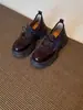 Sapatos femininos Mary Jane 2026 novos vintage de nicho com laço sapatos plataforma que aumentam a altura casuais de sola grossa estilo bailarina sapatos de salto único