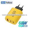 Carregador Multi-Porta 65Wacc Adaptador de Energia 5V2A Adequado para Cabeças de Carregamento de Celular Apple e Android Padrão Europeu e Americano 65W
