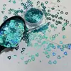 Joia para Nail Art Estrela de Cinco Pontas Recortada Estilo Livro Vermelho Pequeno, Material de Lantejoula Estrela Brilhante em Vários Tamanhos, Venda Quente Transfronteiriça