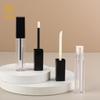 Tubo quadrado transparente de esmalte labial de 5ml, tubo vazio, frasco vazio de esmalte labial, frasco pequeno de amostra, material de embalagem de esmalte labial faça você mesmo, vendas diretas da fábrica