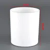 Taza de Vela de Aromaterapia de Fábrica Contenedor de Vela de Vidrio de Color Adornos Decorativos Románticos para Interiores Taza de Portavelas Casera para Bricolaje