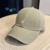 Nueva Gorra de Béisbol Lavada Desgastada Estilo Retro Parche Bordado de Rompecabezas de Nicho Gorra con Visera Estilo Coreano Ala Suave Versátil Hace que la Cara se Vea Más Pequeña