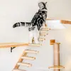 Hamaca de gato de madera para pared transfronteriza, juguete de escalada para gatos de pared DIY, plataforma de salto para gatos, cama de lona para gatos