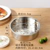 Panela de Arroz, Panela de Arroz, Cozedor a Vapor, Grade para Cozinhar no Vapor, Bandeja de Cozimento a Vapor de Aço Inoxidável 304, Bandeja de Cozimento a Vapor, Grelha Espessa à Prova d'Água Doméstica para Cozinhar no Vapor