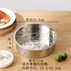 Panela de Aço Inoxidável 304 para Cozinhar no Vapor, Cozinhador a Vapor, Panela de Arroz, Revestimento, Grades para Cozinhar no Vapor, Suporte para Cozinhar Legumes no Vapor com Alça, Acessórios para Panelas Domésticas Venda por Atacado