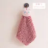 Toalha de mão extra grande para cozinha e banheiro, pendurar, chenille, absorvente, secagem rápida, desenho animado, fofa, toalha doméstica para limpeza