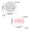 Molde Creativo de Cangrejo Squishy Muñeco de Dibujos Animados para Alivio del Estrés Molde de Silicona con Nariz Pequeña Squishy para DIY