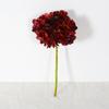 Nova flor de hortênsia artificial com borda de foco hortênsia vintage flor artificial decoração de casa decoração de casamento flor artificial atacado