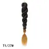 Trenzas de Ganchillo Trenzadas Grandes de Venta Caliente Africanas Transfronterizas Venta al por Mayor Extensiones de Cabello de Seda de Baja Temperatura de 24 Pulgadas Gran Curvatura