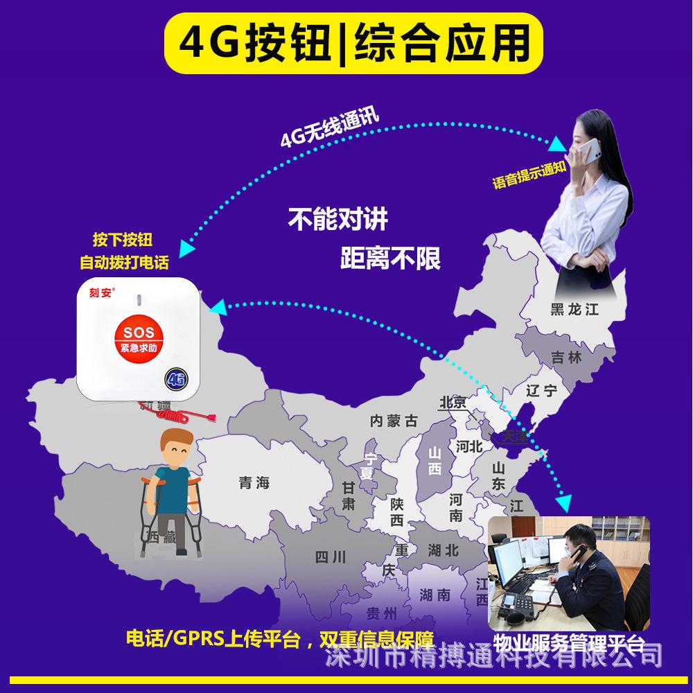 86尺寸4G紧急报警按钮