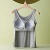 Talla extra Chal para mujer almohadilla en el pecho grasa mm200 kg modal hombro ancho sin mangas top primavera y verano Nuevo