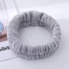 Set de Moda Transfronterizo Europeo y Americano con Diadema de Lazo y Pulsera para Lavarse la Cara, Deportes, Yoga, Maquillaje, Diadema, Accesorios para el Cabello para Mujeres