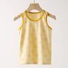Chaleco para Niños Algodón Ropa para Niñas Cabestrillo Pequeño para Bebé Niña Ropa Interior con Letras para Niña Top Chaleco Pequeño Estilo Coreano
