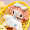 Broche de pelúcia de desenho animado boneca Sanrio fofa pequeno pingente bolsa joias diy acessórios de vestuário atacado