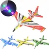Novo avião elétrico 81192 caça capacitor de carregamento USB lançamento manual avião de espuma resistente a quedas planador oscilante