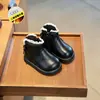 Botas para bebê menina sapatos de inverno sola macia sapatos para bebê andar sapatos de algodão infantis com veludo extra sapatos de menina sapatos de princesa botas pequenas de couro
