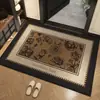 Felpudo de Entrada de Gama Alta, Felpudo Antideslizante, Alfombra para Uso Doméstico, Felpudo Vintage Lavable que Elimina el Polvo