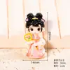 Acessórios de resina estilo antigo para meninas Hanfu atacado, piano, xadrez, caligrafia, pintura, princesa de traje antigo DIY adesivos para capa de celular com cola de creme