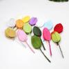 Hojas de imitación, hojas de alambre de colores para bricolaje, hojas de imitación para boda, corona hecha a mano, material, accesorios de hojas, paquete completo