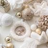 Bola de pintura de burbujas navideñas al por mayor, decoración navideña, bola de decoración para árbol de Navidad, colgante de viento, accesorios para fotos