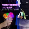 Mini Soporte Glow Stick Concierto de Estrellas Japonés y Coreano Palo Fluorescente Llavero Colgante Puede Cambiar de Color 15 Veces y Encender Lámpara de Mano