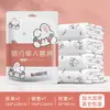 Conjunto de Lençóis Descartáveis de Quatro Peças, Lençóis Estampados, Tecido Não Tecido Espessado, Conjunto para Solteiro e Casal, Portátil para Viagem, Embalado Individualmente