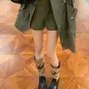 Aumento de Altura de 4cm~ Estilo Celebridade Outono/Inverno 2026 Novas Botas de Cano Médio Color Block Bico Redondo Fivela Botas Dobradas Femininas
