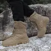 Botas Tácticas de Exterior para Hombre Impermeables Cálidas de Caña Alta Montañismo Combate Esquí Deportes Botas de Entrenamiento Al por Mayor