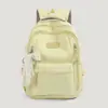 Mochila de Nylon de Doble Capa Grande y Sencilla, Modelo Nuevo de Verano 2026, para Estudiantes de Secundaria, Preparatoria y Universidad