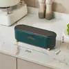 Caja de Almacenamiento para Palillos Hogar Cocina Soporte para Palillos Caja de Almacenamiento para Palillos y Cucharas Soporte para Palillos con Drenaje Montado en Pared
