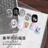 Nova Placa de Aço Xadrez para Nail Art Hello Kitty Gato Modelo Carimbo de Silicone Ferramenta de Transferência para Salões de Unhas