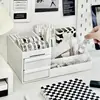 Caja de Almacenamiento de Cosméticos Tipo Cajón Escritorio de Dormitorio Productos para el Cuidado de la Piel Tocador de Escritorio Estante de Almacenamiento para Mascarillas y Labiales Papelería