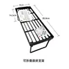 Estante de cocina plegable DAISO japonés, estante de almacenamiento multifuncional, organizador simple, estante de almacenamiento de escritorio