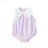 Roupa de Verão para Bebê Macacão Roupas Doce Lebre Sem Mangas Fino Envolvente Roupas Gordas Saindo para Cem Dias Escalada Moda