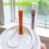 Popote para Café de Doble Agujero, Popote Desechable de Alta Gama con Dos Agujeros y Boca Plana, Empaquetado Individualmente para Bebidas Calientes y Té