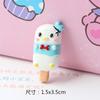 Simulação de resina acessórios sorvete cartoon animal picolé DIY jóias acessórios creme caso de telefone material de beleza
