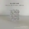 Porta lápices de burbujas de cristal de lunares de lujo estilo ins, recipiente de almacenamiento para brochas de maquillaje, portavelas de aromaterapia, tarro de cristal de almacenamiento para escritorio