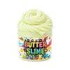 Kit de slime de argila amarela, slime amanteigado, cola para puffs, cola cruzada para DIY, massa de cor, cola espumante, massa de flor de algodão, AMZ
