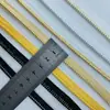 Cinta de Cremallera Lurex Oro y Plata, Cordón de Ribete para Cortina, Cojín de Sofá, Textil del Hogar, Tira de Ribete, Cordón de Ribete, Tira de Incrustación para Ropa
