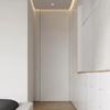 Nanjing Puerta Invisible para Toda la Casa Puerta Interior de Madera Maciza Fabricante Puerta Sin Marco Puerta de Aluminio y Madera Puerta con Marco Oculto Normcore Puerta de Dormitorio de Borde Estrecho