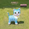 Novo Balão Animal com Rodas para Caminhar Decoração de Festa de Aniversário Infantil Adereços Barraca de Mercado Noturno Brinquedo ao Ar Livre Balão