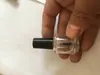 Fábrica de Xuzhou material branco cristal 5ml10ml15ml frasco quadrado redondo para esmalte frasco de vidro frasco de tinta engarrafado