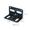 Conector de canto de cama macia, código de canto grande de 2 furos, código de canto grande de 4 furos, acessórios de hardware para cama macia, código de canto de cama