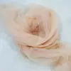 Cortina de gasa amarillo anaranjado tejido de hilo de red creación de ambiente de jardín de infantes decoración de hilo de cascada diseño de escena de boda hilo suave ligero y transparente