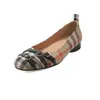 Sapatos femininos clássicos estilo Coco Chanel, bico redondo, decote baixo, xadrez, sapatos de couro com fivela, salto grosso, mocassins versáteis de salto médio para todas as estações