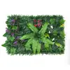 Parede de plantas artificiais parede de fundo de plantas verdes decoração de parede grade de casamento flor artificial de plástico empresa parede de imagem de paisagismo de shopping