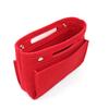 Bolsa de Feltro Dentro de uma Bolsa, Armazenamento de Artigos de Higiene de Grande Capacidade, Bolsa Organizadora de Cosméticos, Bolsa de Armazenamento de Feltro, Bolsa Interna, Item Prático Feito à Mão