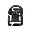 Fivela de plástico em forma de D giratória para mochila de fã militar ao ar livre, fivela de suspensão para cinto de montanhismo, acessórios para mochila de 25mm