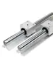 Riel de guía lineal SBR 16 20 mesa de empuje para carpintería sierra de mesa eje óptico lineal riel deslizante cilíndrico soporte de aluminio deslizador 25 30 riel